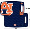YouTheFan NCAA Officially-licensed Logo Series Cutting Board – reversible design for double the cutting surface – gentle on knives, team message on both front and back(Auburn Tigers)