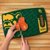 YouTheFan NCAA Officially-licensed Logo Series Cutting Board – reversible design for double the cutting surface – gentle on knives, team message on both front and back(Baylor Bears)