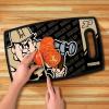 YouTheFan NCAA Officially-licensed Logo Series Cutting Board – reversible design for double the cutting surface – gentle on knives, team message on both front and back(Purdue Boilermakers)