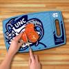 YouTheFan NCAA Officially-licensed Logo Series Cutting Board – reversible design for double the cutting surface – gentle on knives, team message on both front and back(North Carolina Tar Heels)
