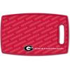 YouTheFan NCAA Officially-licensed Logo Series Cutting Board – reversible design for double the cutting surface – gentle on knives, team message on both front and back(Georgia Bulldogs)
