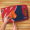 YouTheFan NCAA Officially-licensed Logo Series Cutting Board – reversible design for double the cutting surface – gentle on knives, team message on both front and back(Mississippi Rebels)