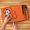 YouTheFan NCAA Officially-licensed Logo Series Cutting Board – reversible design for double the cutting surface – gentle on knives, team message on both front and back(Oklahoma St Cowboys)