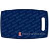 YouTheFan NCAA Officially-licensed Logo Series Cutting Board – reversible design for double the cutting surface – gentle on knives, team message on both front and back(Illinois Fighting Illini)
