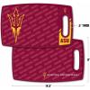 YouTheFan NCAA Officially-licensed Logo Series Cutting Board – reversible design for double the cutting surface – gentle on knives, team message on both front and back(Arizona State Sun Devils)