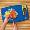 YouTheFan NCAA Officially-licensed Logo Series Cutting Board – reversible design for double the cutting surface – gentle on knives, team message on both front and back(South Dakota State Jackrabbits)