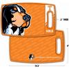 YouTheFan NCAA Officially-licensed Logo Series Cutting Board – reversible design for double the cutting surface – gentle on knives, team message on both front and back(Tennessee Volunteers)