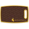 YouTheFan NCAA Officially-licensed Logo Series Cutting Board – reversible design for double the cutting surface – gentle on knives, team message on both front and back(Wyoming Cowboys)