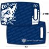 YouTheFan NCAA Officially-licensed Logo Series Cutting Board – reversible design for double the cutting surface – gentle on knives, team message on both front and back(BYU Cougars)