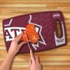 YouTheFan NCAA Officially-licensed Logo Series Cutting Board – reversible design for double the cutting surface – gentle on knives, team message on both front and back(Mississippi State Bulldogs)