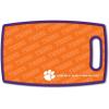 YouTheFan NCAA Officially-licensed Logo Series Cutting Board – reversible design for double the cutting surface – gentle on knives, team message on both front and back(Clemson Tigers)