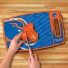YouTheFan NCAA Officially-licensed Logo Series Cutting Board – reversible design for double the cutting surface – gentle on knives, team message on both front and back(Boise State Broncos)