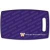 YouTheFan NCAA Officially-licensed Logo Series Cutting Board – reversible design for double the cutting surface – gentle on knives, team message on both front and back(Washington Huskies)
