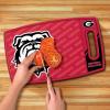 YouTheFan NCAA Officially-licensed Logo Series Cutting Board – reversible design for double the cutting surface – gentle on knives, team message on both front and back(Georgia Bulldogs)