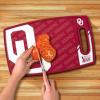 YouTheFan NCAA Officially-licensed Logo Series Cutting Board – reversible design for double the cutting surface – gentle on knives, team message on both front and back(Oklahoma Sooners)