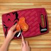 YouTheFan NCAA Officially-licensed Logo Series Cutting Board – reversible design for double the cutting surface – gentle on knives, team message on both front and back(Arkansas Razorbacks)