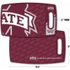 YouTheFan NCAA Officially-licensed Logo Series Cutting Board – reversible design for double the cutting surface – gentle on knives, team message on both front and back(Mississippi State Bulldogs)