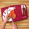 YouTheFan NCAA Officially-licensed Logo Series Cutting Board – reversible design for double the cutting surface – gentle on knives, team message on both front and back(Washington State Cougars)
