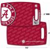 YouTheFan NCAA Officially-licensed Logo Series Cutting Board – reversible design for double the cutting surface – gentle on knives, team message on both front and back(Alabama Crimson Tide)