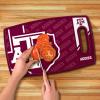 YouTheFan NCAA Officially-licensed Logo Series Cutting Board – reversible design for double the cutting surface – gentle on knives, team message on both front and back(Texas A&M Aggies)