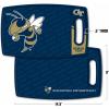YouTheFan NCAA Officially-licensed Logo Series Cutting Board – reversible design for double the cutting surface – gentle on knives, team message on both front and back(Georgia Tech Yellow Jackets)