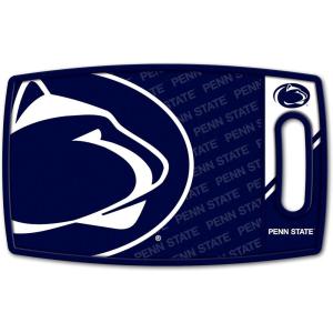 YouTheFan NCAA Officially-licensed Logo Series Cutting Board – reversible design for double the cutting surface – gentle on knives, team message on both front and back(Penn State Nittany Lions)