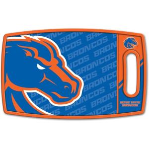 YouTheFan NCAA Officially-licensed Logo Series Cutting Board – reversible design for double the cutting surface – gentle on knives, team message on both front and back(Boise State Broncos)