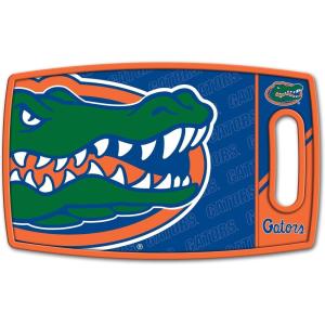 YouTheFan NCAA Officially-licensed Logo Series Cutting Board – reversible design for double the cutting surface – gentle on knives, team message on both front and back(Florida Gators)