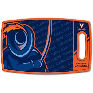 YouTheFan NCAA Officially-licensed Logo Series Cutting Board – reversible design for double the cutting surface – gentle on knives, team message on both front and back(Virginia Cavaliers)
