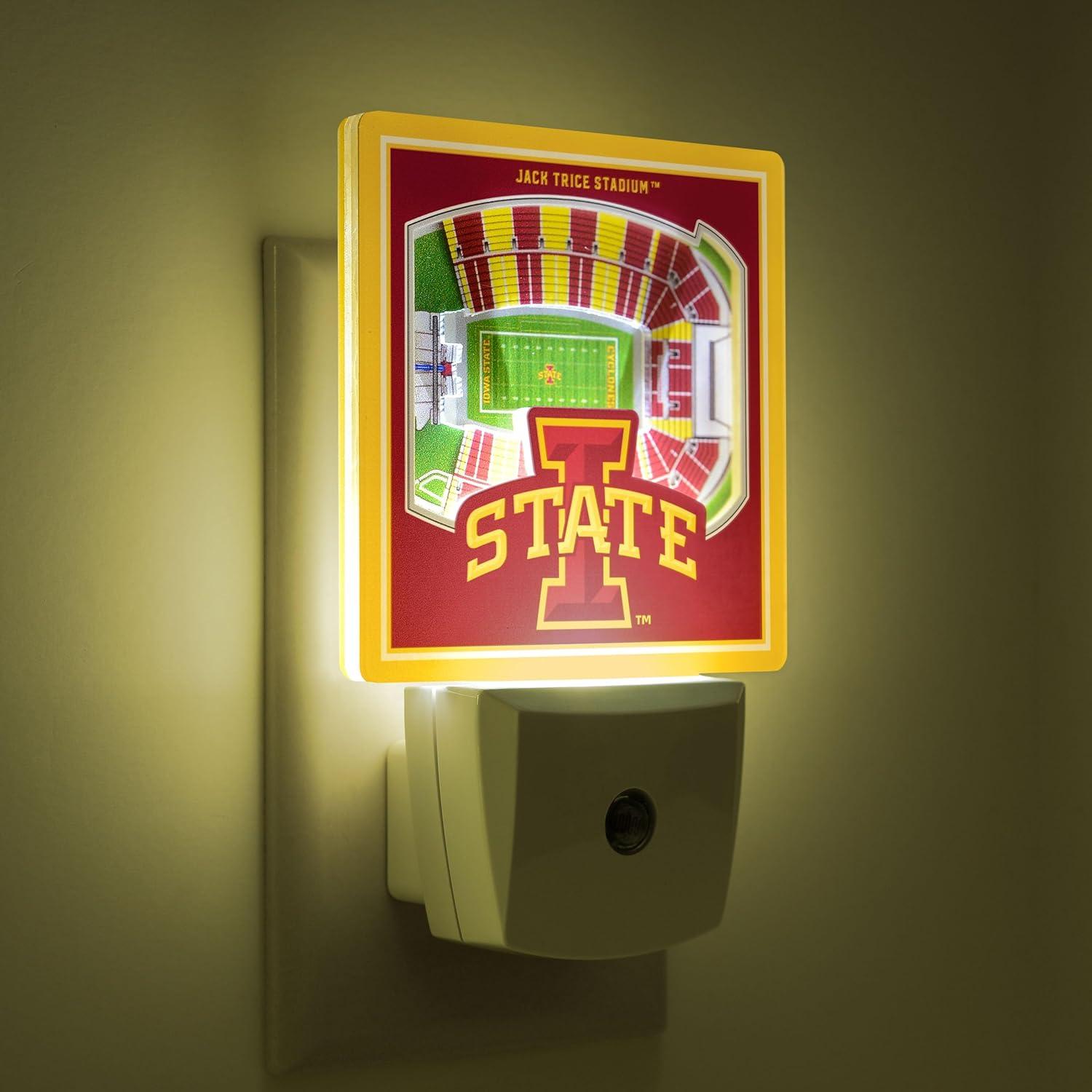 image:imageYouTheFan NCAA Michigan State Spartans StadiumView Nite LightIowa State Cyclones