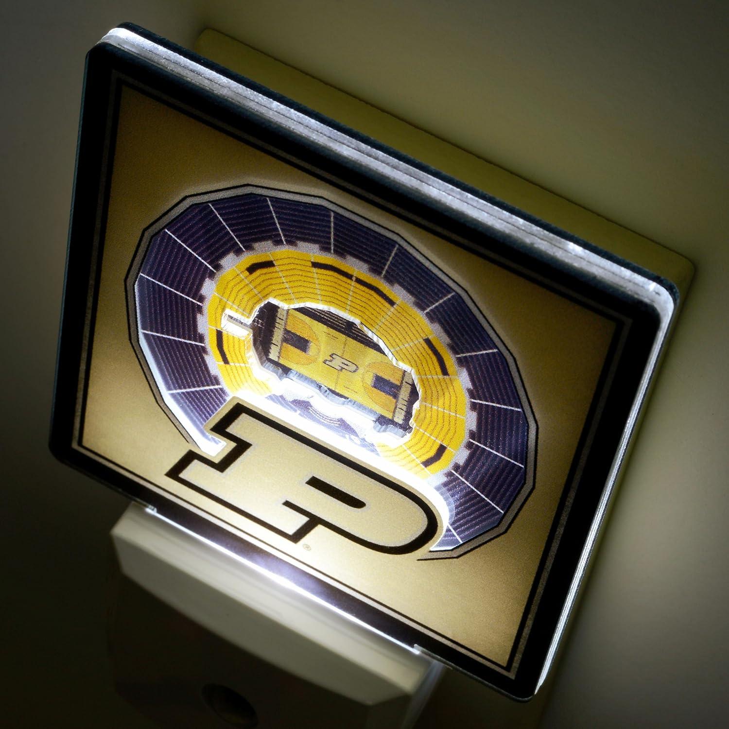 image:imageYouTheFan NCAA Michigan State Spartans StadiumView Nite LightPurdue Boilermakers BB