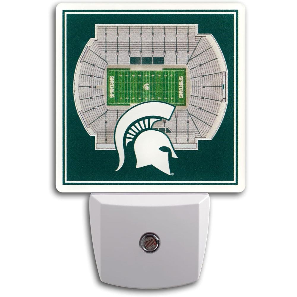 image:imageYouTheFan NCAA Michigan State Spartans StadiumView Nite LightMichigan State Spartans