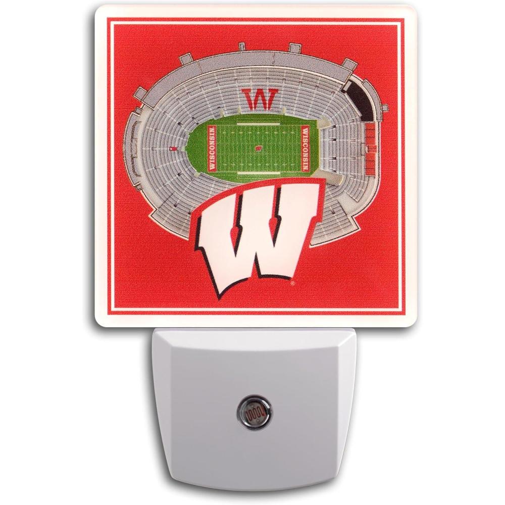 image:imageYouTheFan NCAA Michigan State Spartans StadiumView Nite LightWisconsin Badgers