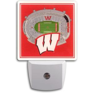 YouTheFan NCAA Michigan State Spartans StadiumView Nite Light(Wisconsin Badgers)