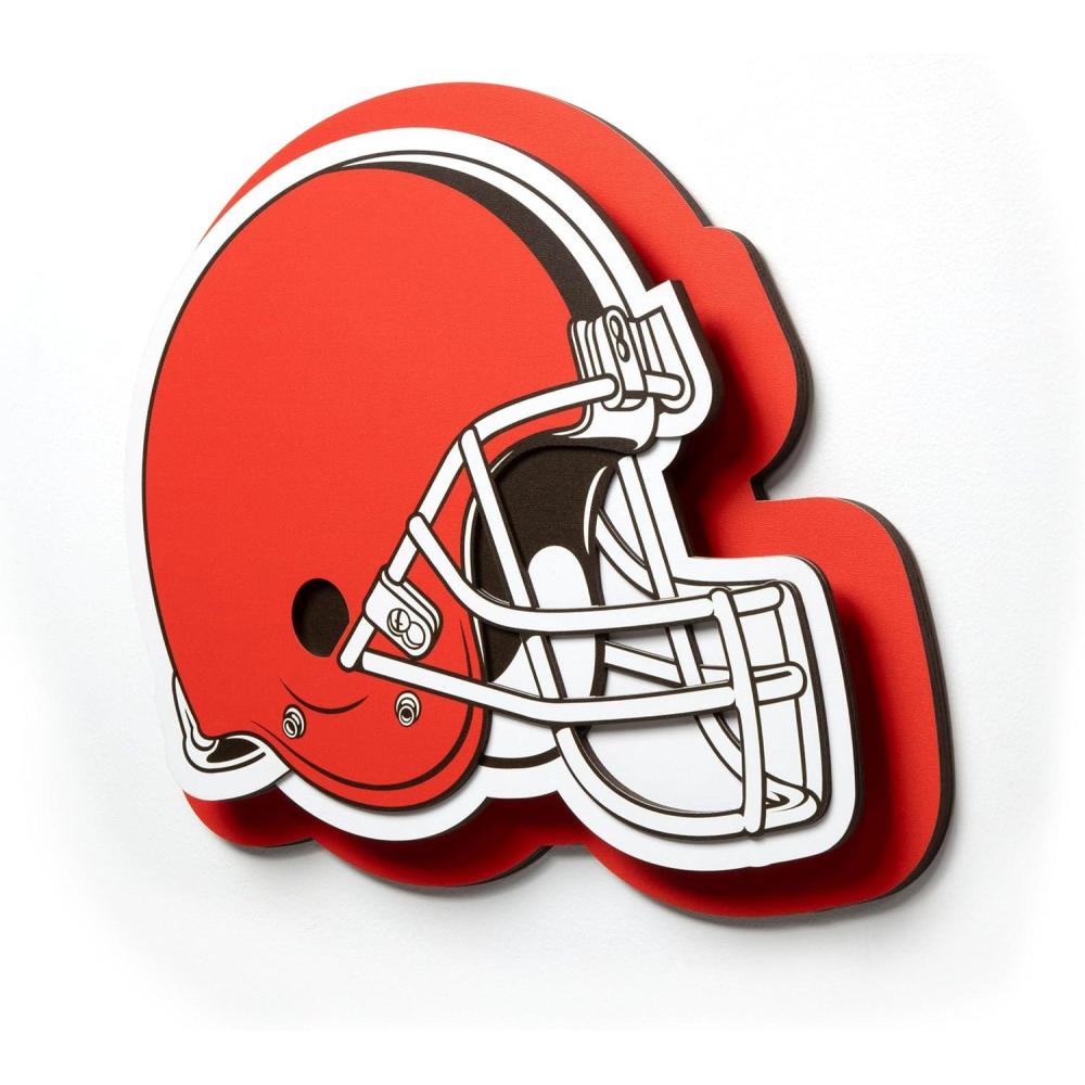 image:imageYouTheFan NFL 3D DieCut Wall Art precisioncrafted and lasercut in the exact shape of your teams logo multiple layers create striking depth readytohang and officially licensedCleveland Browns