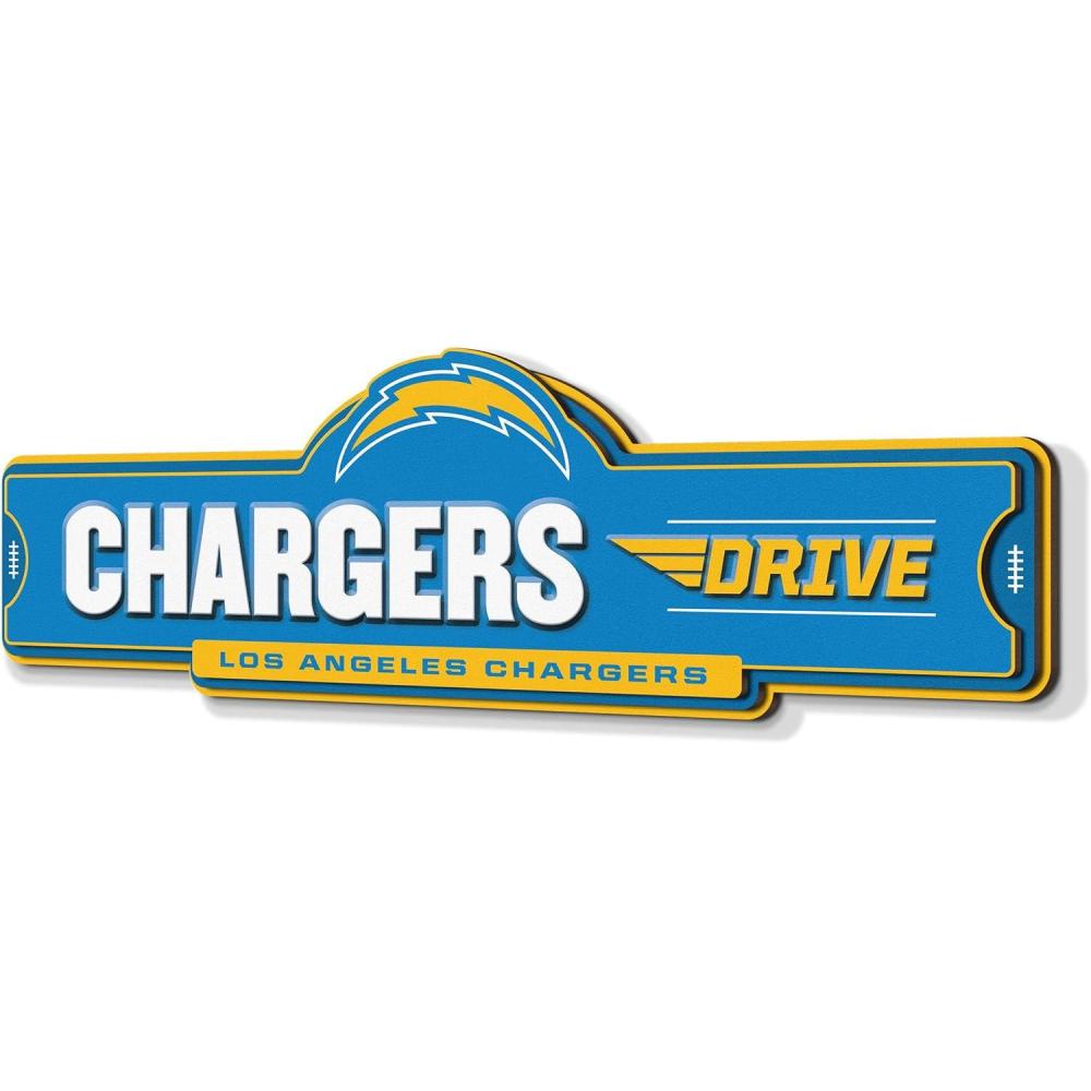 image:imageYouTheFan NFL 3D Street Sign precisioncrafted readytohang wall art officially licensed and stylish addition for the ultimate team fanLos Angeles Chargers