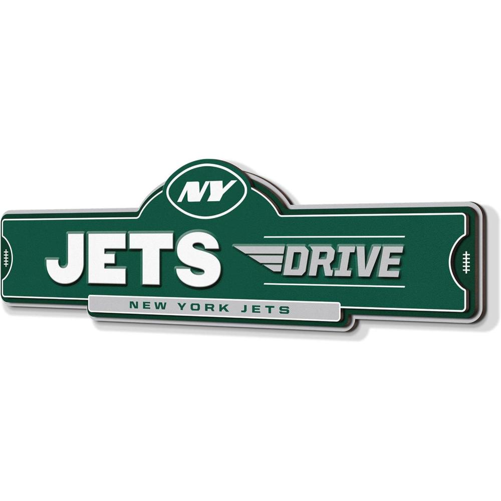 image:imageYouTheFan NFL 3D Street Sign precisioncrafted readytohang wall art officially licensed and stylish addition for the ultimate team fanNew York Jets