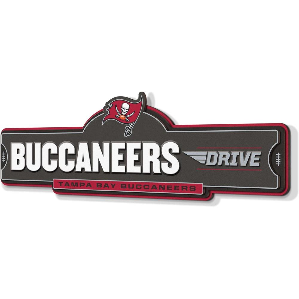 image:imageYouTheFan NFL 3D Street Sign precisioncrafted readytohang wall art officially licensed and stylish addition for the ultimate team fanTampa Bay Buccaneers