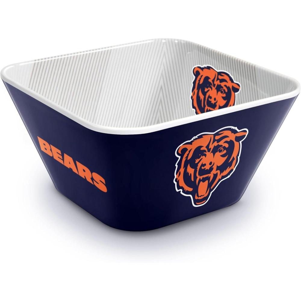 image:imageYouTheFan Officiallylicensed NFL Small Snack Bowl  100 Melamine dishwasher safe BPA free  Fan gift for snacks appetizers and other small bitesChicago Bears