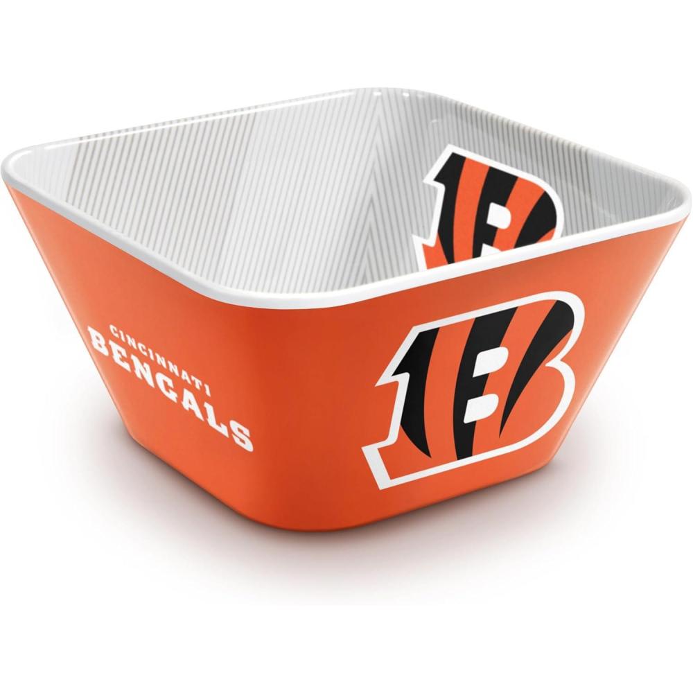 image:imageYouTheFan Officiallylicensed NFL Small Snack Bowl  100 Melamine dishwasher safe BPA free  Fan gift for snacks appetizers and other small bitesCincinnati Bengals
