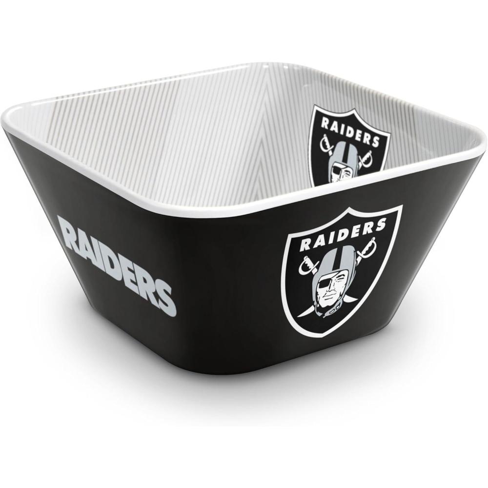 image:imageYouTheFan Officiallylicensed NFL Small Snack Bowl  100 Melamine dishwasher safe BPA free  Fan gift for snacks appetizers and other small bitesLas Vegas Raiders