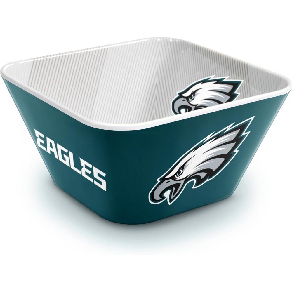image:imageYouTheFan Officiallylicensed NFL Small Snack Bowl  100 Melamine dishwasher safe BPA free  Fan gift for snacks appetizers and other small bitesPhiladelphia Eagles