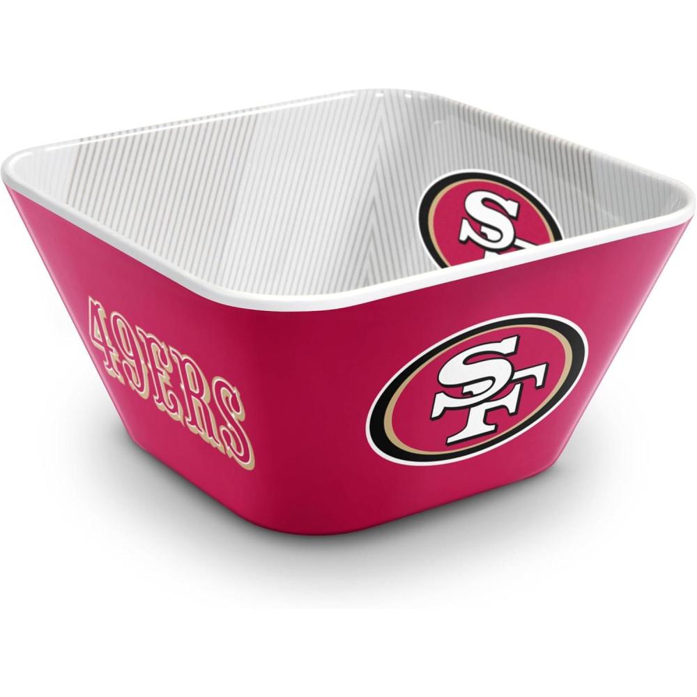 image:imageYouTheFan Officiallylicensed NFL Small Snack Bowl  100 Melamine dishwasher safe BPA free  Fan gift for snacks appetizers and other small bitesSan Francisco 49ers