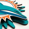 YouTheFan NFL 3D Die-Cut Wall Art, precision-crafted and laser-cut in the exact shape of your team’s logo, multiple layers create striking depth, ready-to-hang and officially licensed(Miami Dolphins)