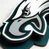 YouTheFan NFL 3D Die-Cut Wall Art, precision-crafted and laser-cut in the exact shape of your team’s logo, multiple layers create striking depth, ready-to-hang and officially licensed(Philadelphia Eagles)
