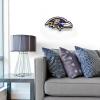 YouTheFan NFL 3D Die-Cut Wall Art, precision-crafted and laser-cut in the exact shape of your team’s logo, multiple layers create striking depth, ready-to-hang and officially licensed(Baltimore Ravens)