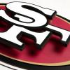 YouTheFan NFL 3D Die-Cut Wall Art, precision-crafted and laser-cut in the exact shape of your team’s logo, multiple layers create striking depth, ready-to-hang and officially licensed(San Francisco 49ers)
