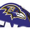 YouTheFan NFL 3D Street Sign, precision-crafted, ready-to-hang wall art, officially licensed and stylish addition for the ultimate team fan(Baltimore Ravens)