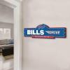 YouTheFan NFL 3D Street Sign, precision-crafted, ready-to-hang wall art, officially licensed and stylish addition for the ultimate team fan(Buffalo Bills)