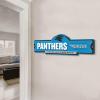 YouTheFan NFL 3D Street Sign, precision-crafted, ready-to-hang wall art, officially licensed and stylish addition for the ultimate team fan(Carolina Panthers)